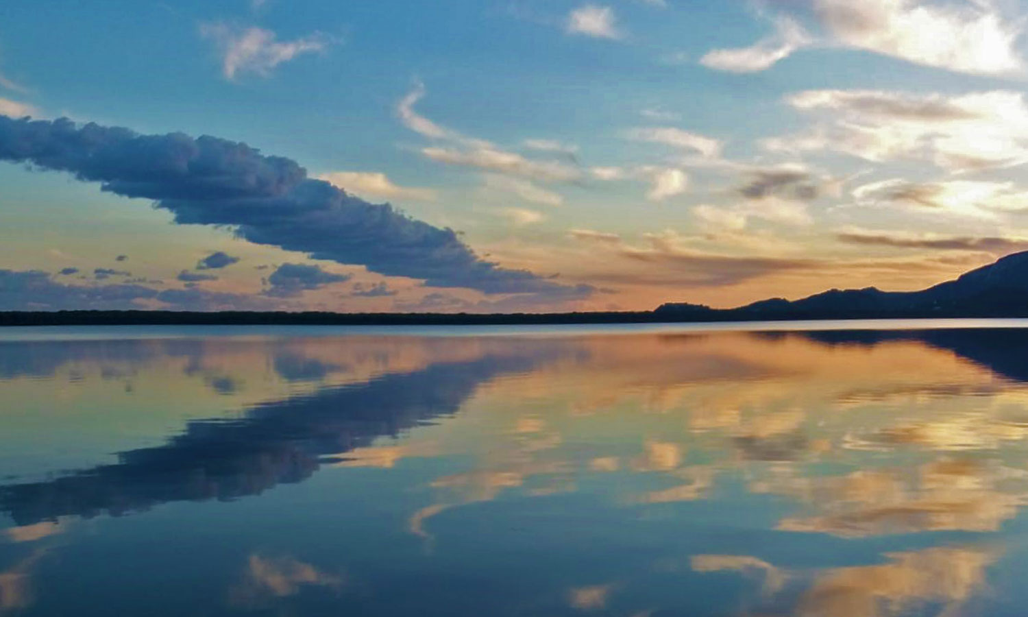 Scorcio della laguna di Levante